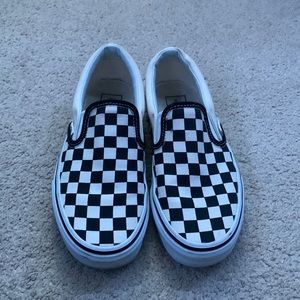Checkered Vans Women 7 Men 5.5